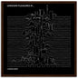 London Remix Album Art - Unknown Pleasures Wooden Framed Print