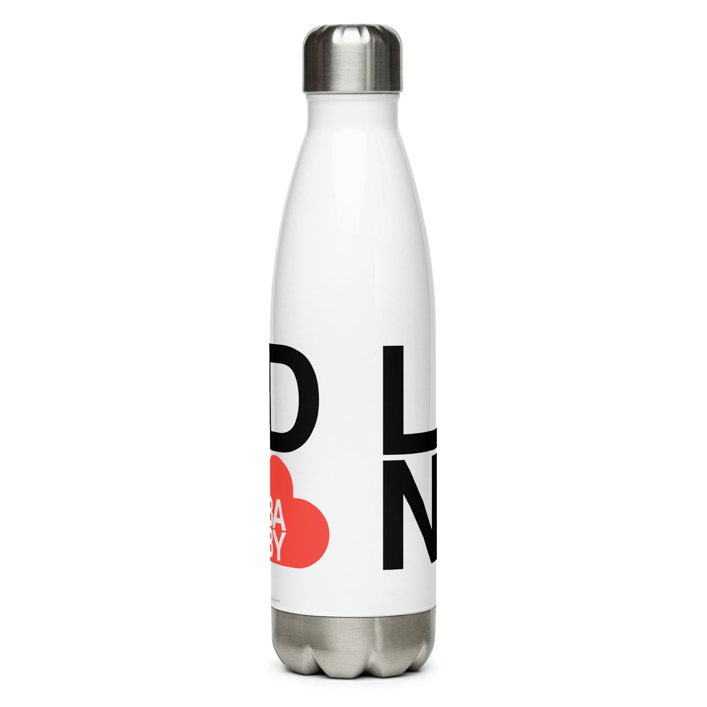 I ❤ London Baby Stainless Steel Water Bottle - LND ♥ LOGO