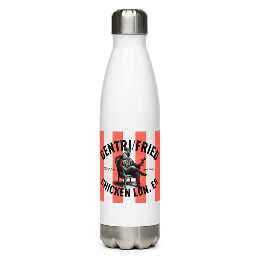 LondonBaby Gentri/fried Chicken Design Stainless steel water bottle - (RED STRIPED)