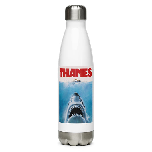 Thames Shark Steel Water Bottle - LND ♥ LOGO