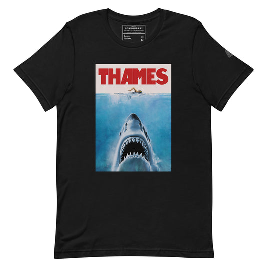LondonBaby Thames Shark T-shirt design