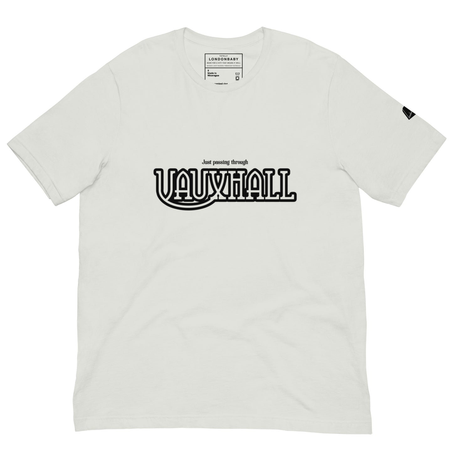 LondonBaby 100% cotton Just Passing Through Vauxhall vintage-style T-shirt - Front