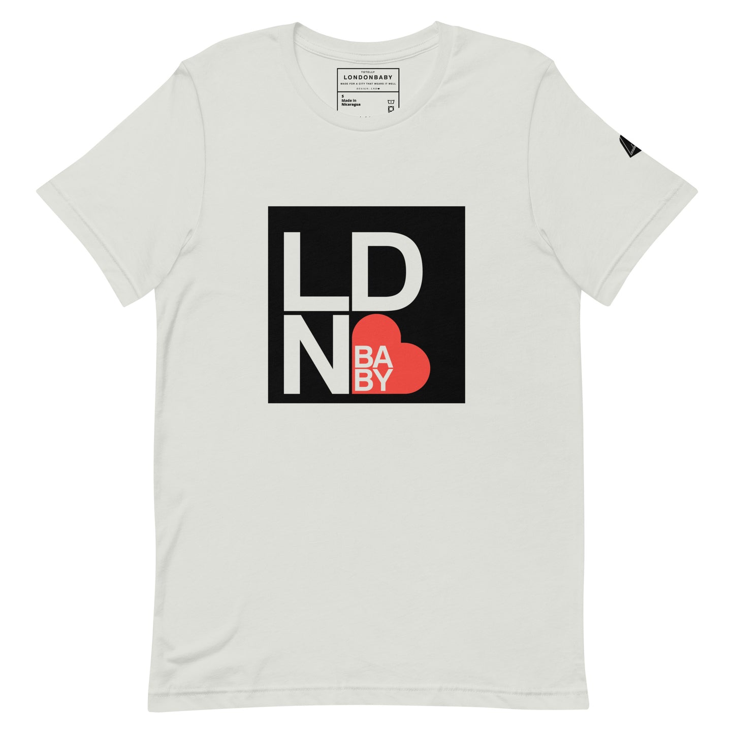 LondonBaby LND❤ T-shirt design Black Square