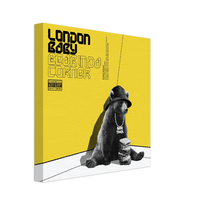 30 x 30cm,  12 x 12" Dizzy Rascal's Boy in Da Corner LondonBaby remixed album cover Canvas Print
