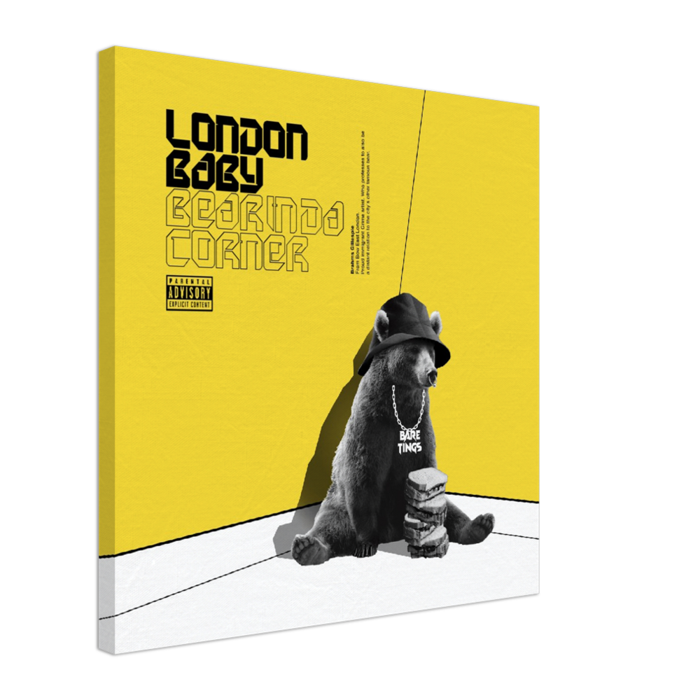 70 x 70cm,  28 x 28" Dizzy Rascal's Boy in Da Corner LondonBaby remixed album cover Canvas Print