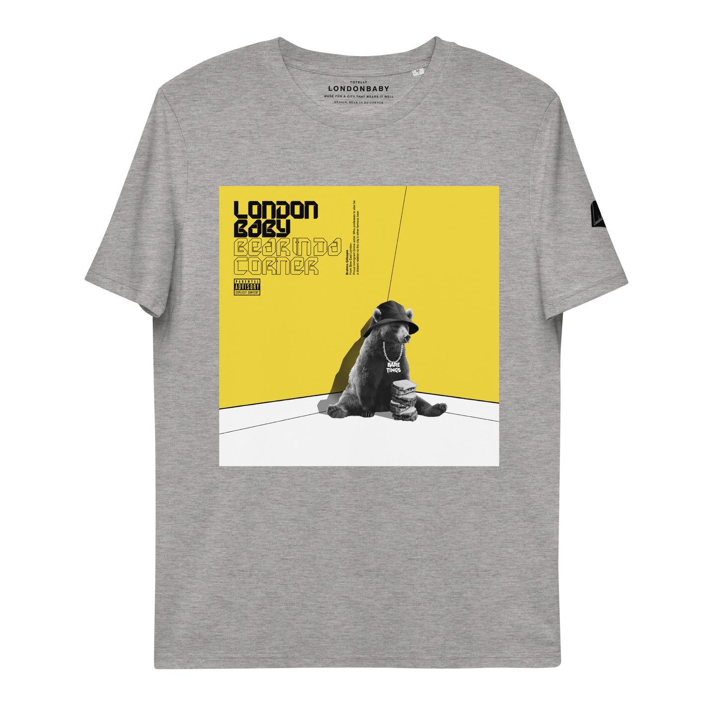 London Remix Album Art - Bear in Da Corner T-shirt design
