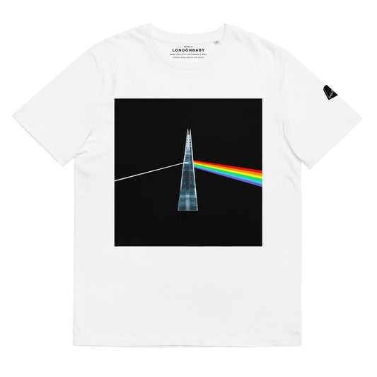 Dark Side of the Shard white T-shirt design